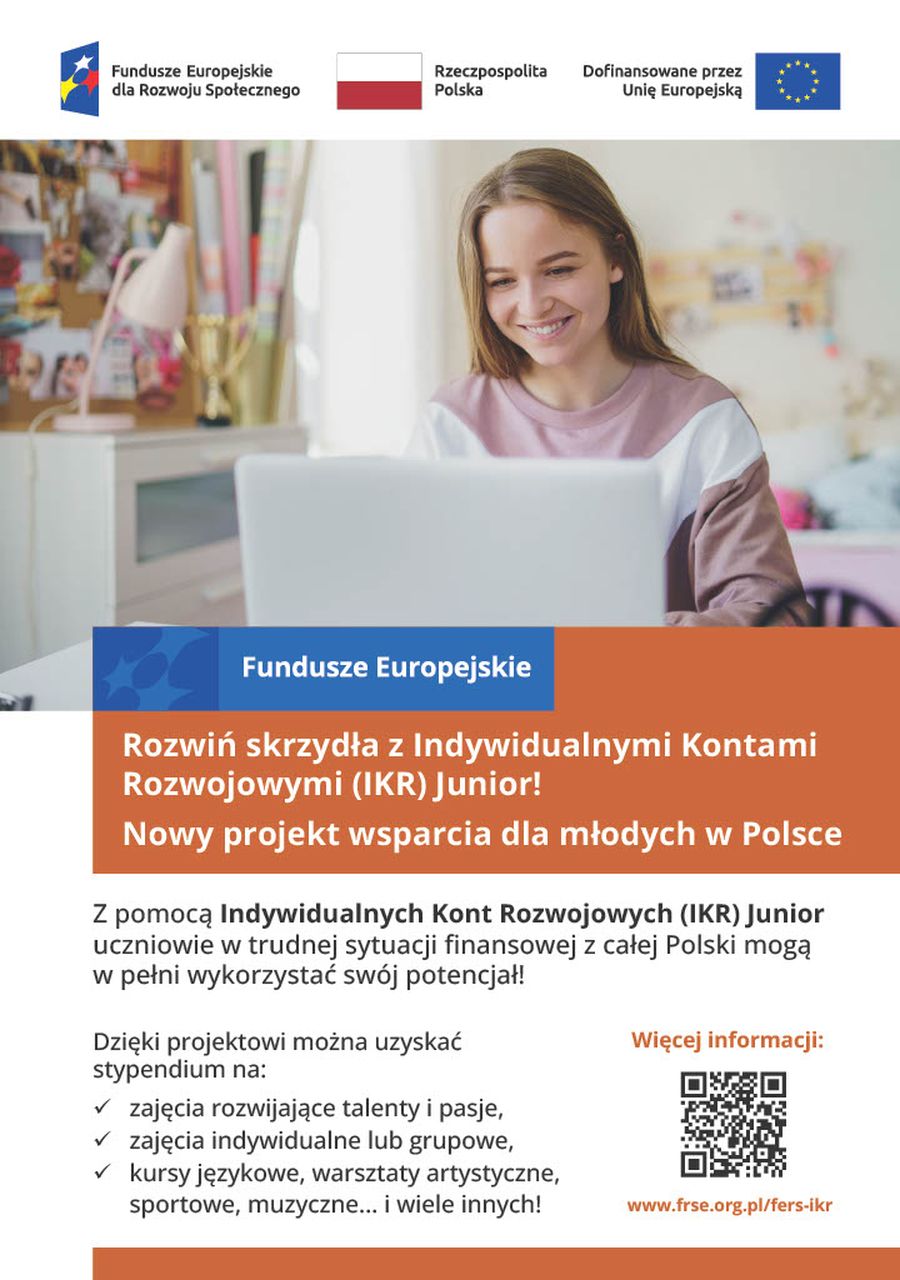 INDYWIDUALNE KONTA ROZWOJOWE (IKR) JUNIOR 