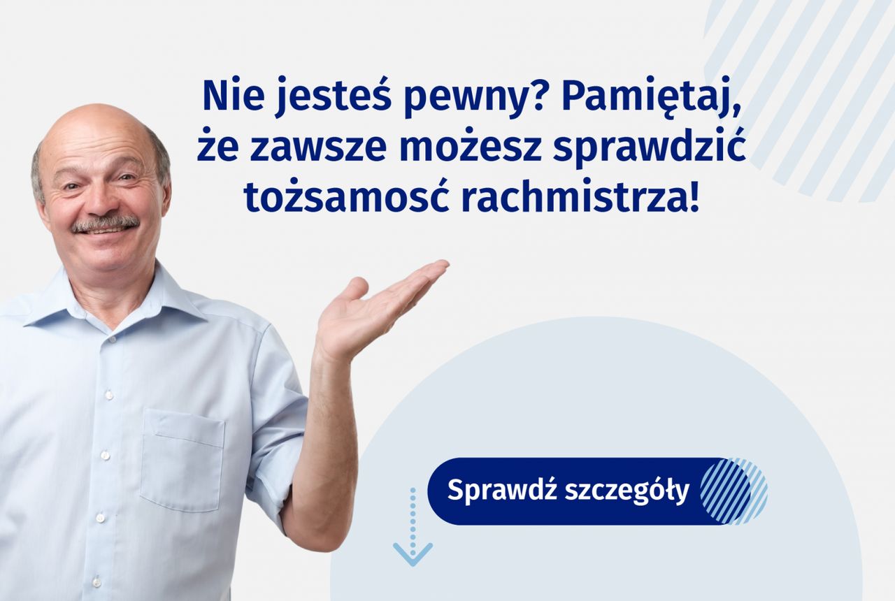 nie jesteś pewny? Pamiętaj, że zawsze możesz sprawdzić tożsamość rachmistrza!