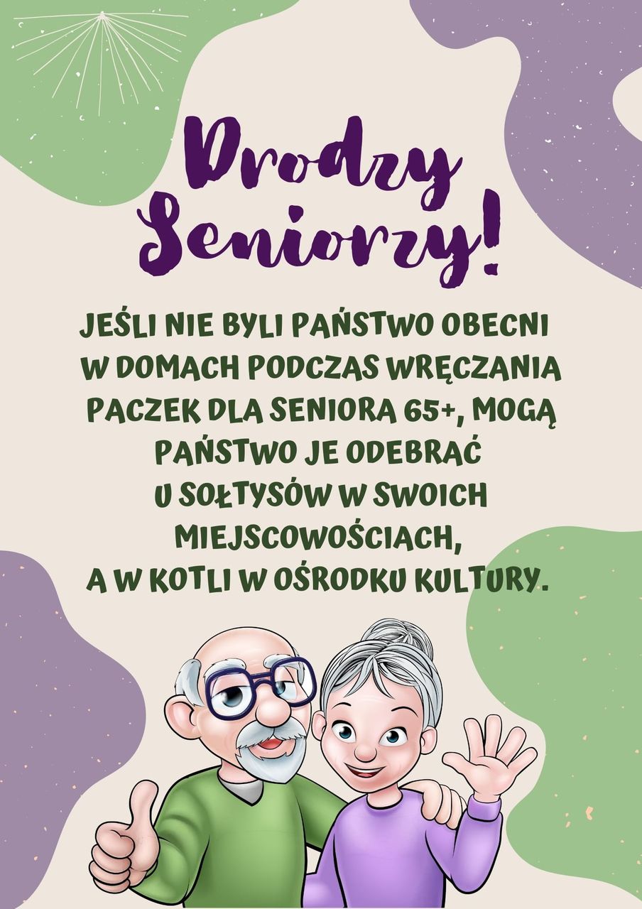 komunikat dla Seniorów