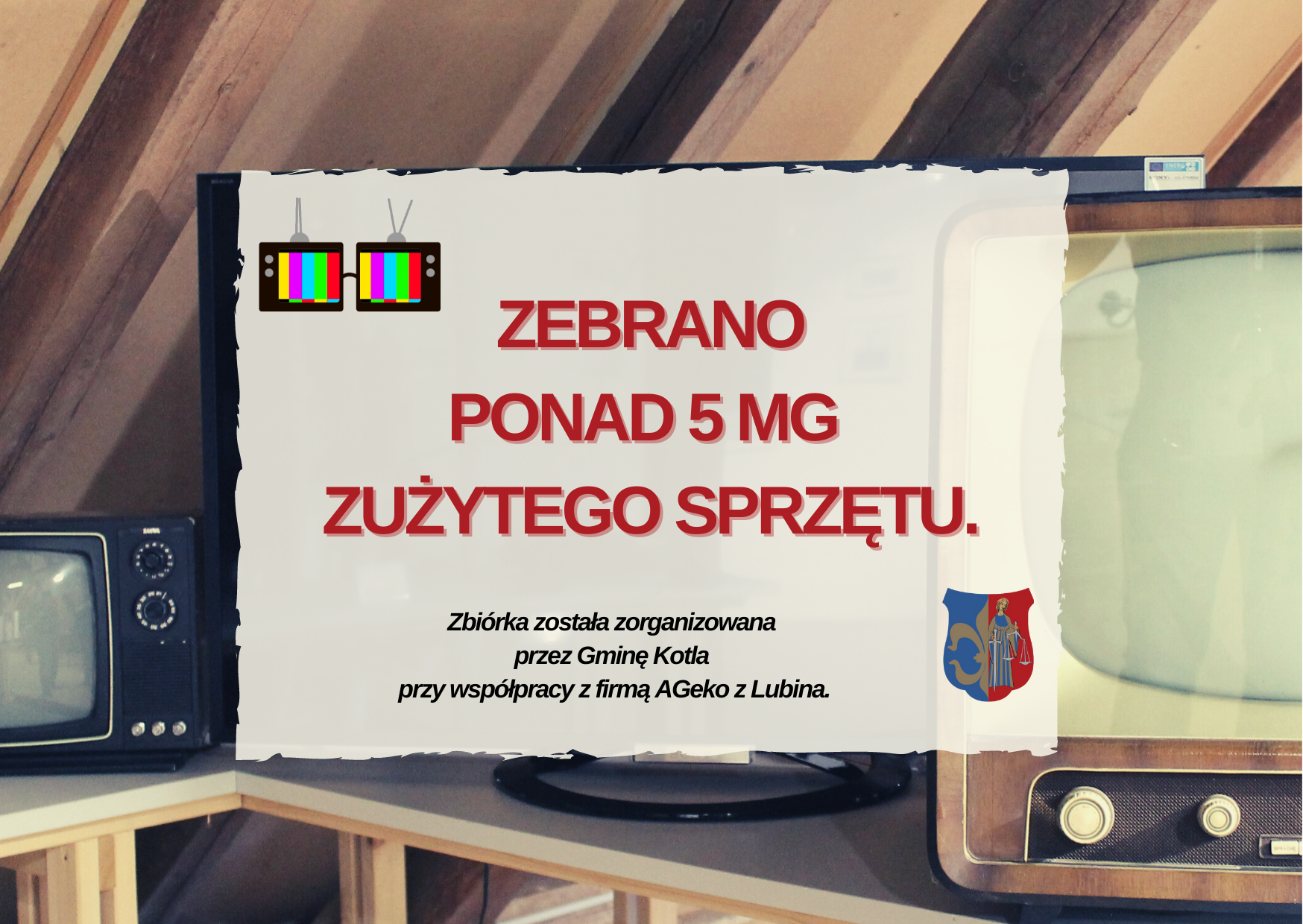 zebrano ponad 5 mg zużytego sprzętu