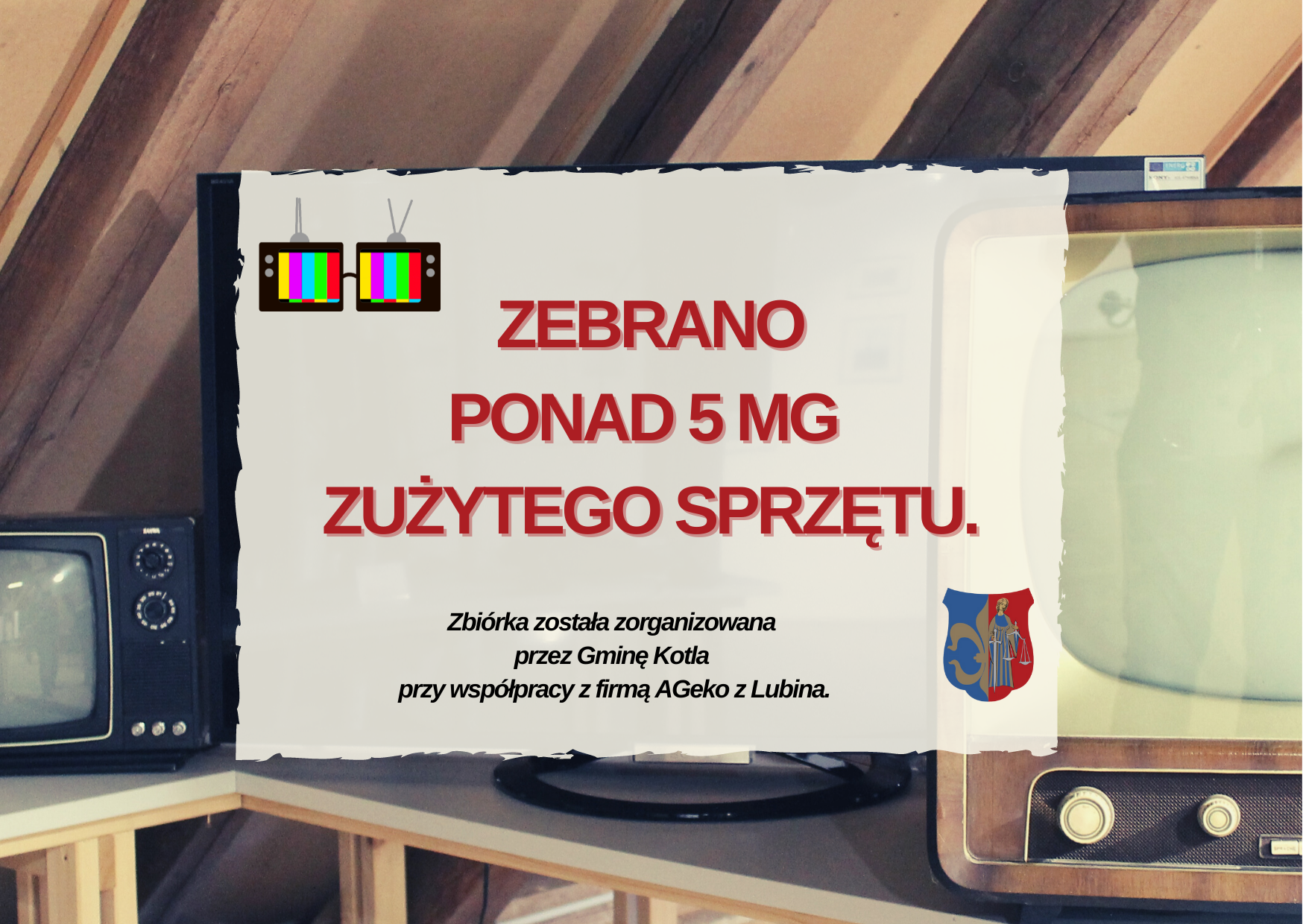 zebrano ponad 5 mg zużytego sprzetu