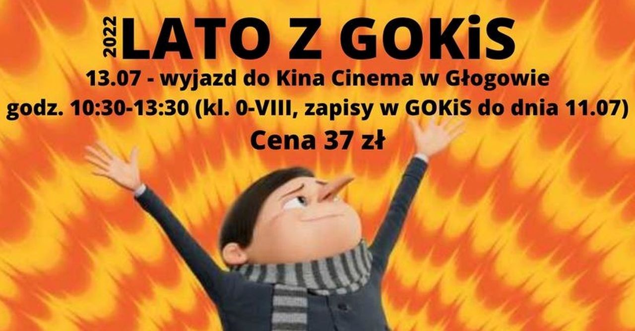 wycieczka do kina plakat