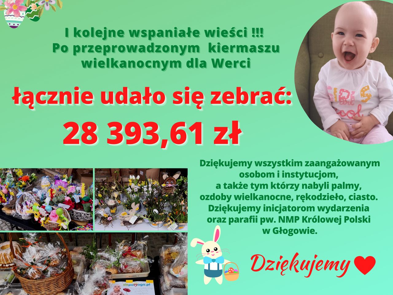 kiermasz wielkanocny dla Weroniki