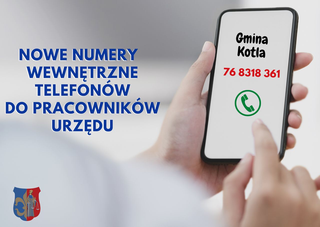nowe numery wewnętrzne telefonów