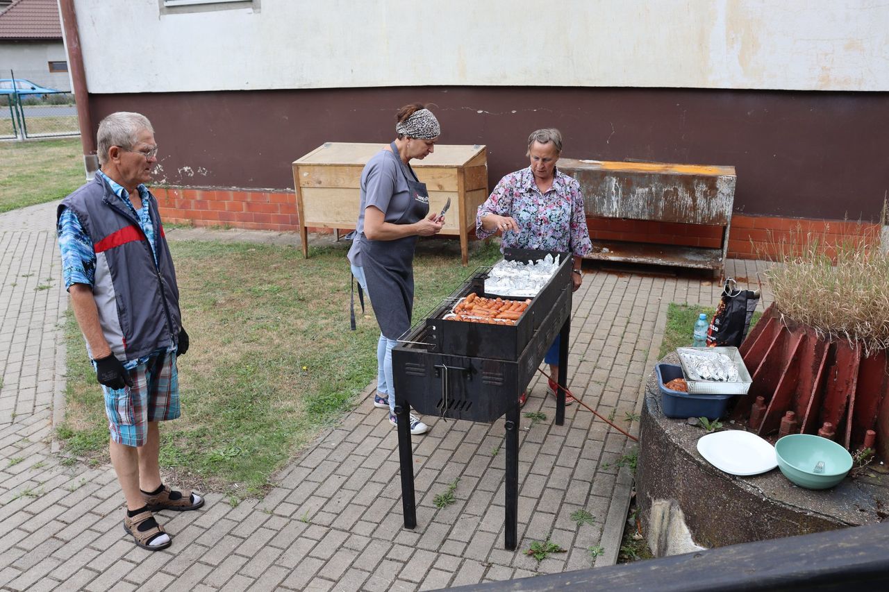 uczestnicy z klubu seniora