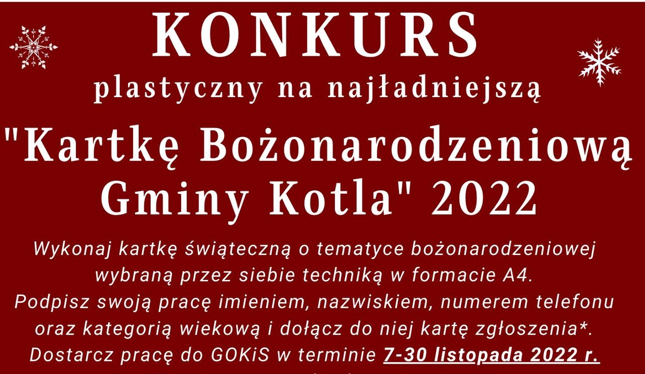 plakat konkurs 