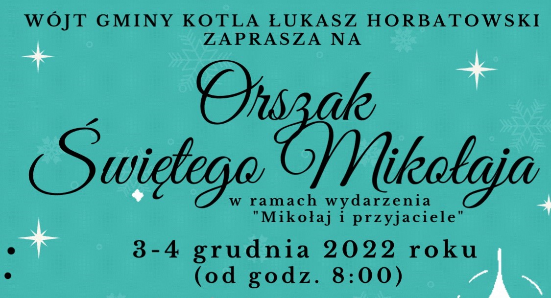 plakat orszaku świętego mikołaja