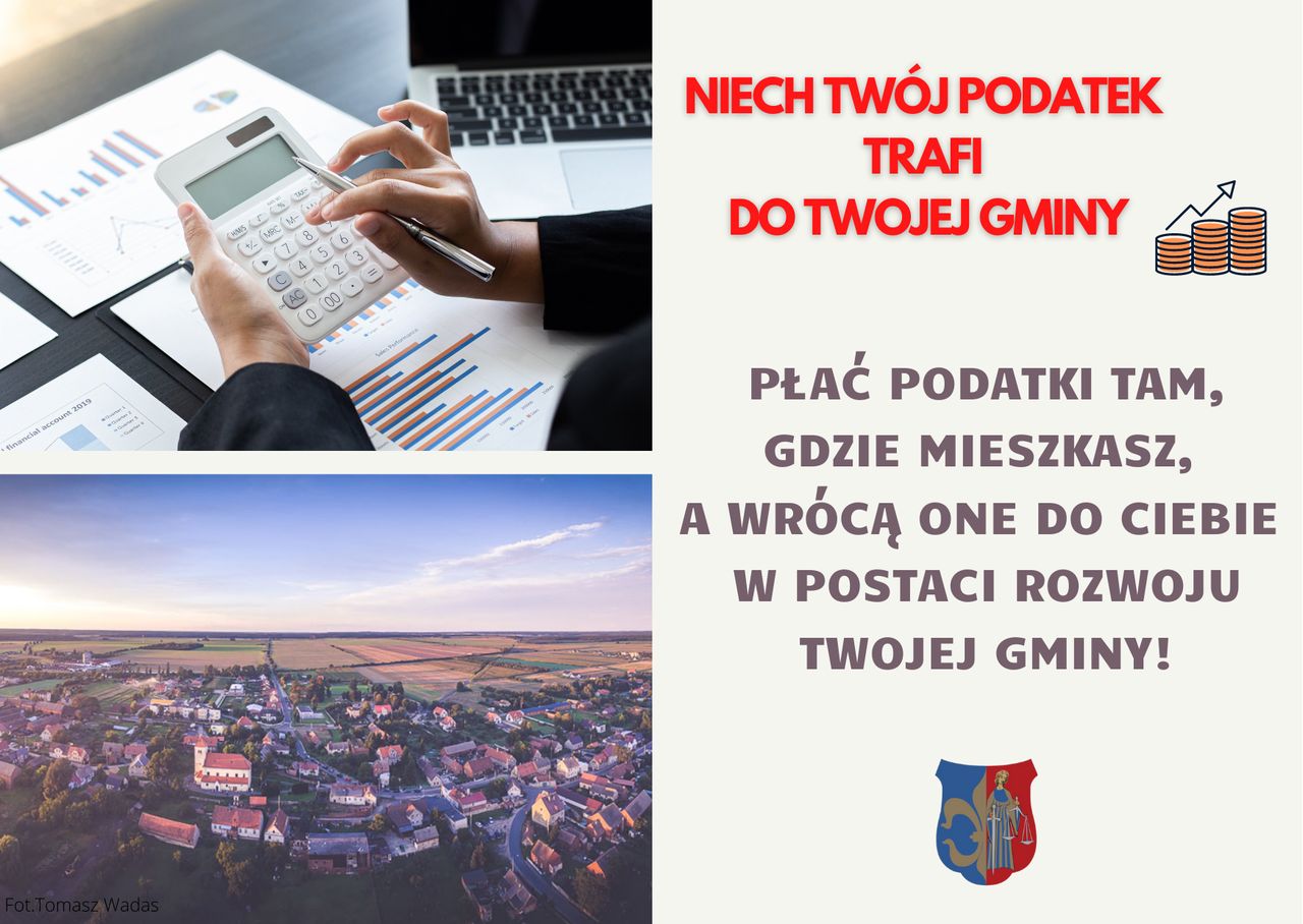 niech twój podatek trafi do twojej gminy 