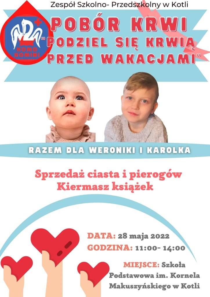 plakat pobór krwi