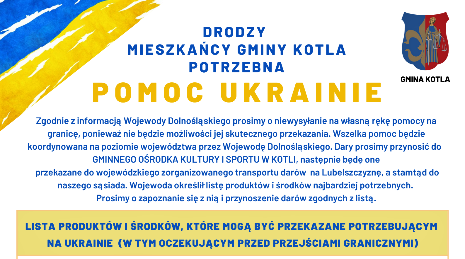 pomoc Ukrainie-plakat