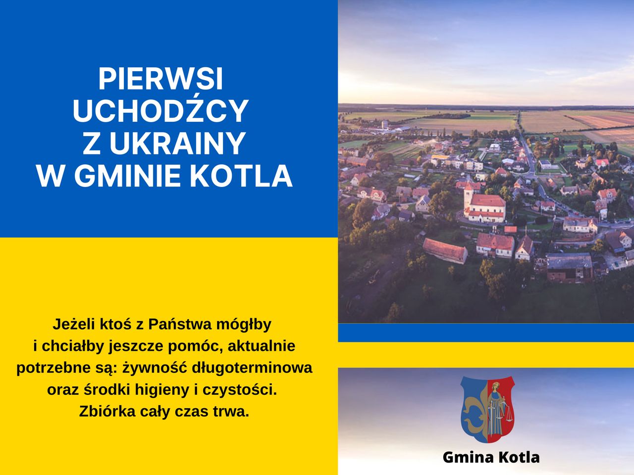 pierwsi uchodźcy z Ukrainy w gminie Kotla