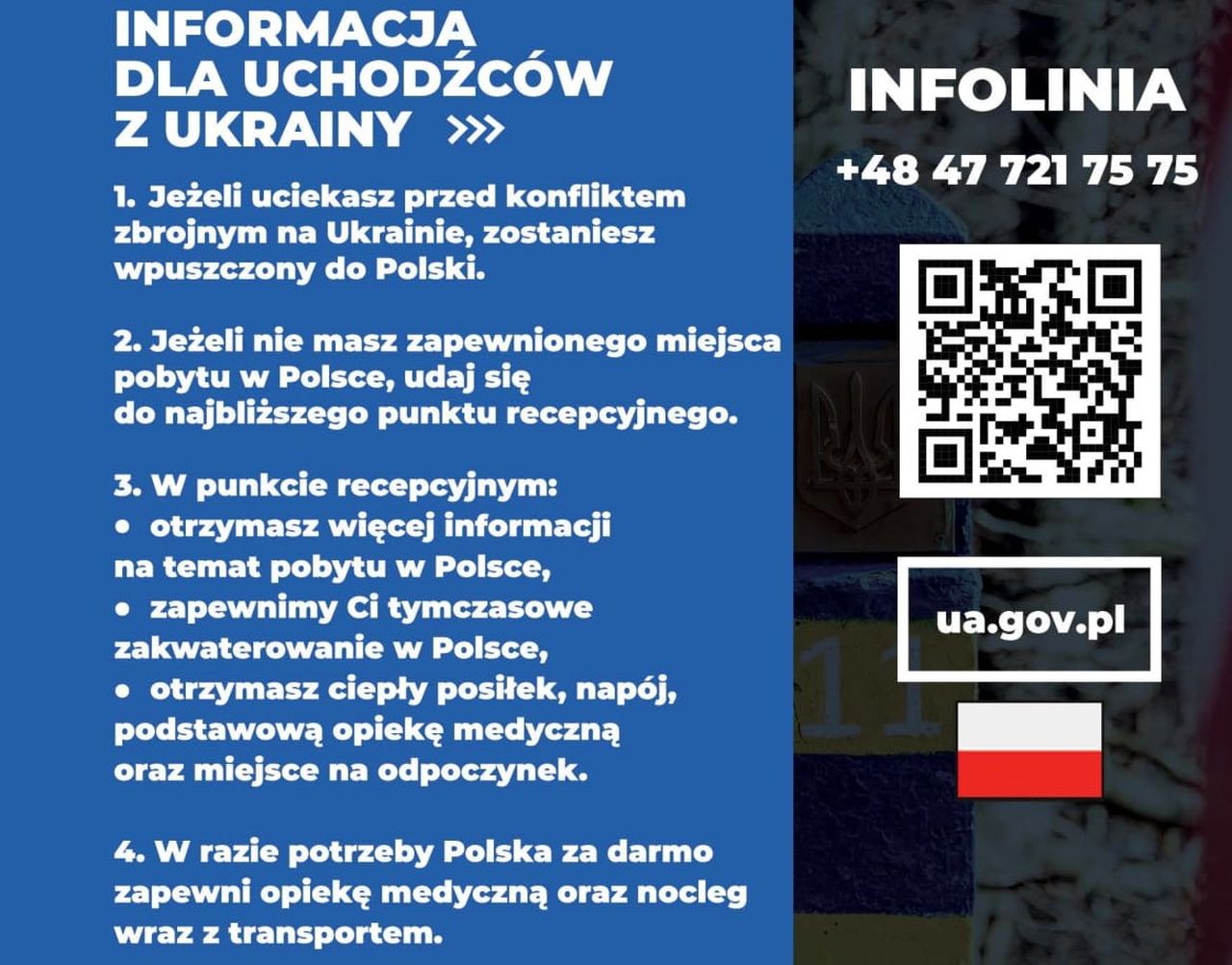 informacje dla uchodźców