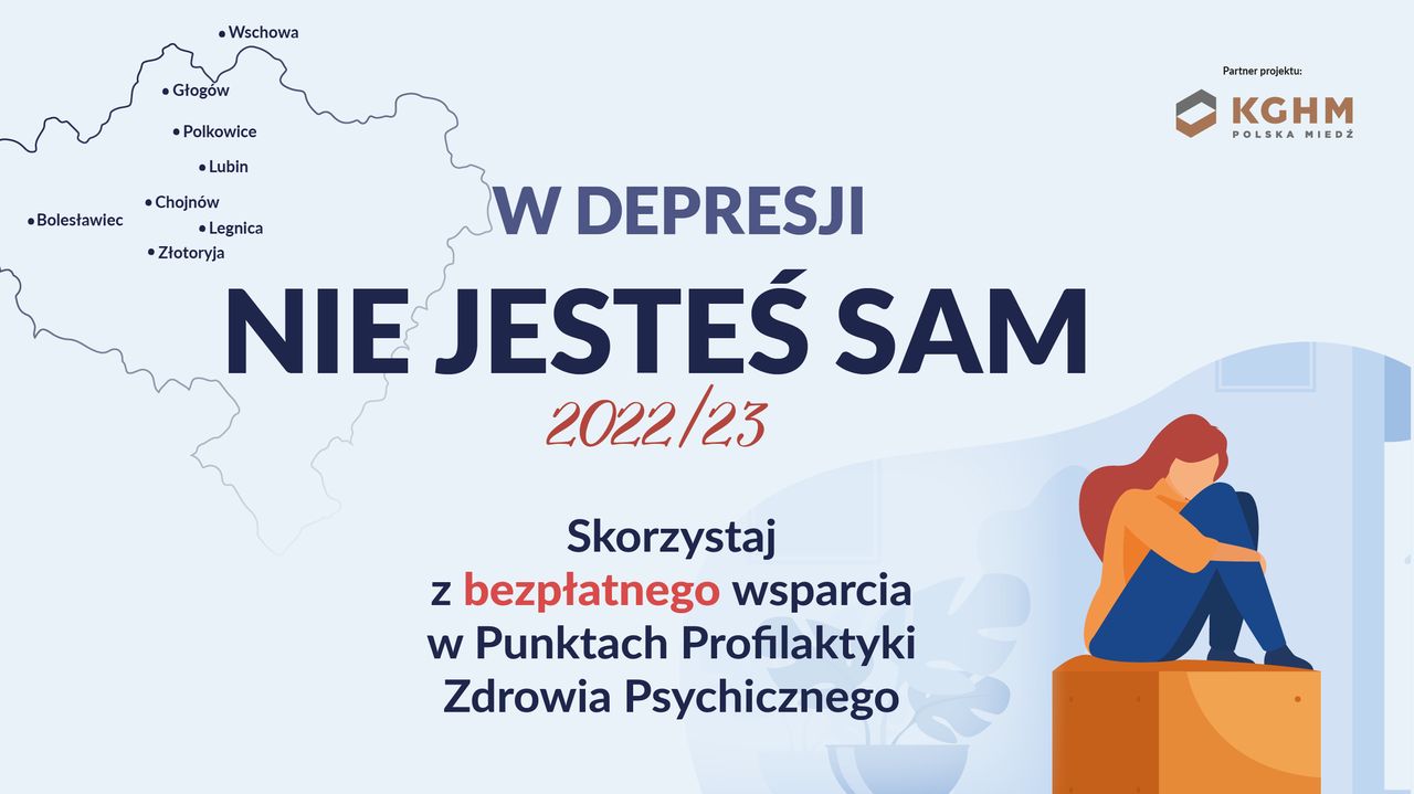 plakat w depresji nie jesteś sam