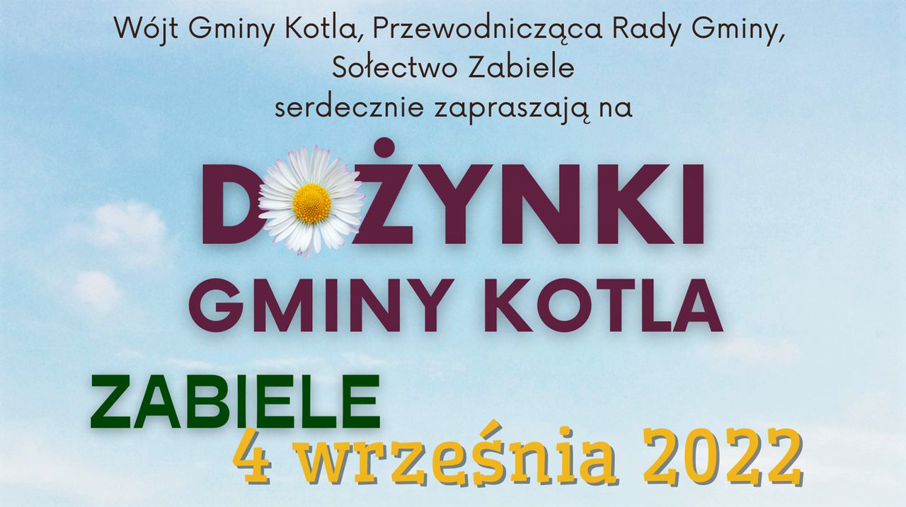 plakat dożynki