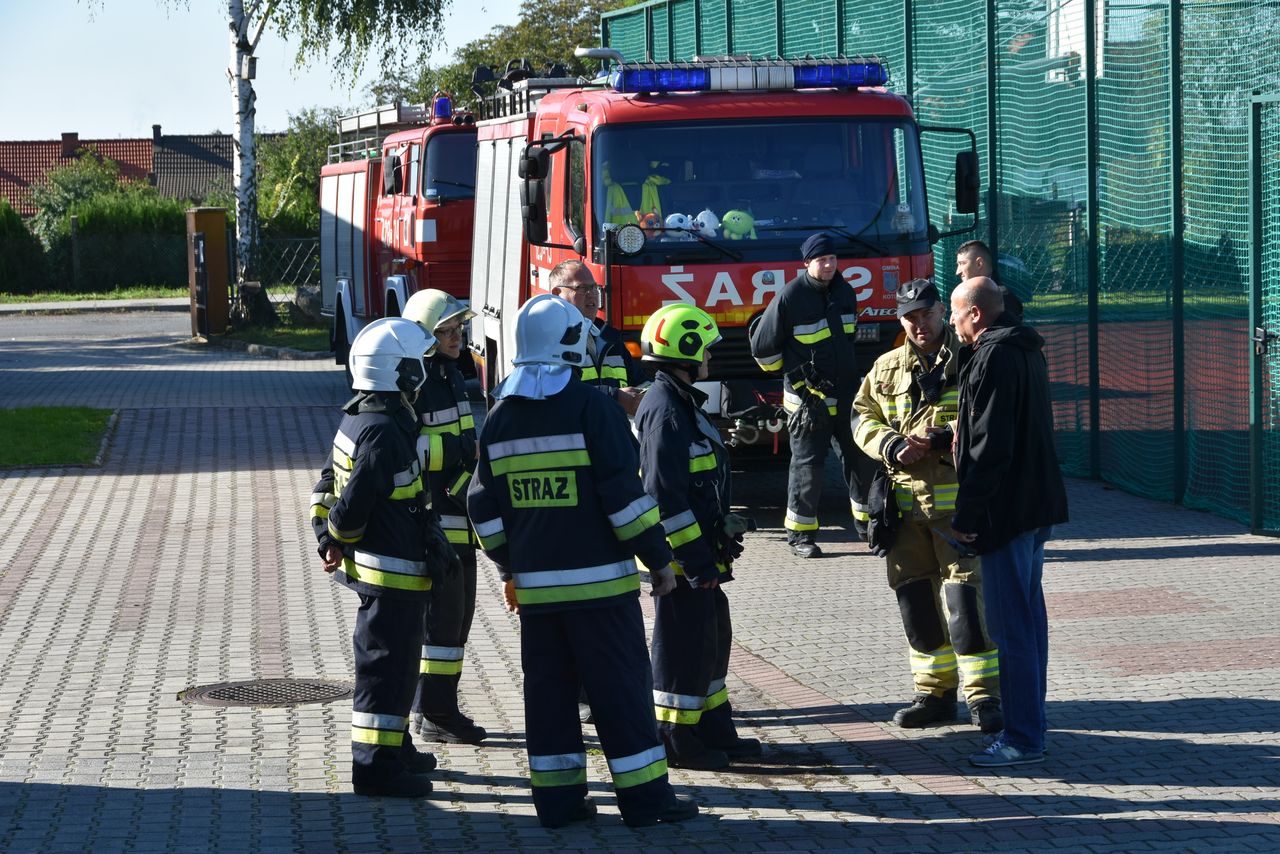strażacy z jednostek z terenu gminy Kotla