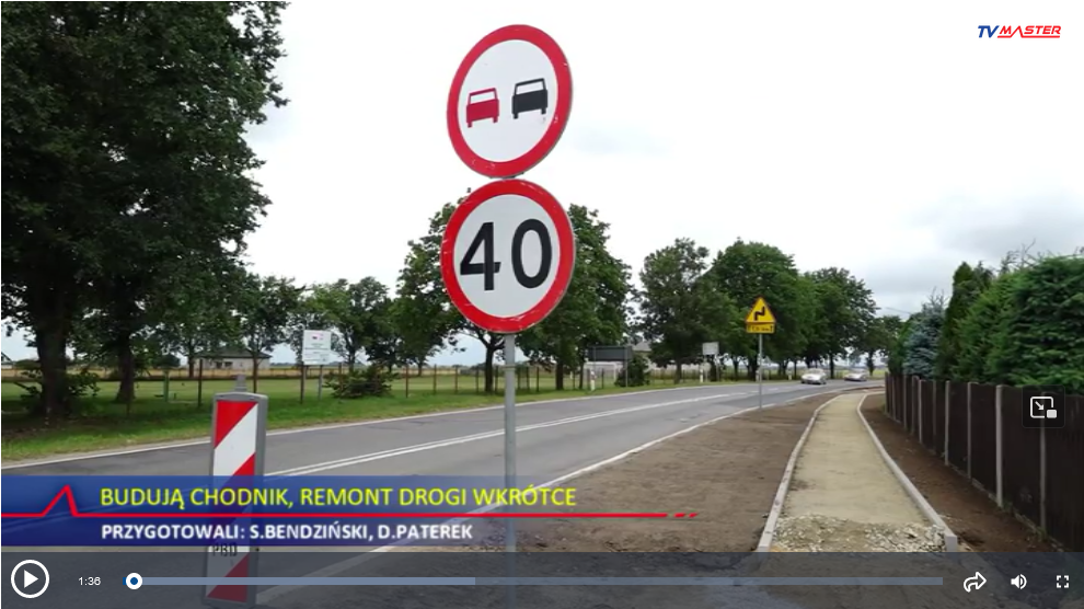 droga i chodnik sobczyce