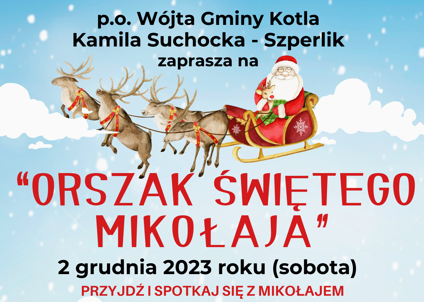 plakat Mikołaj