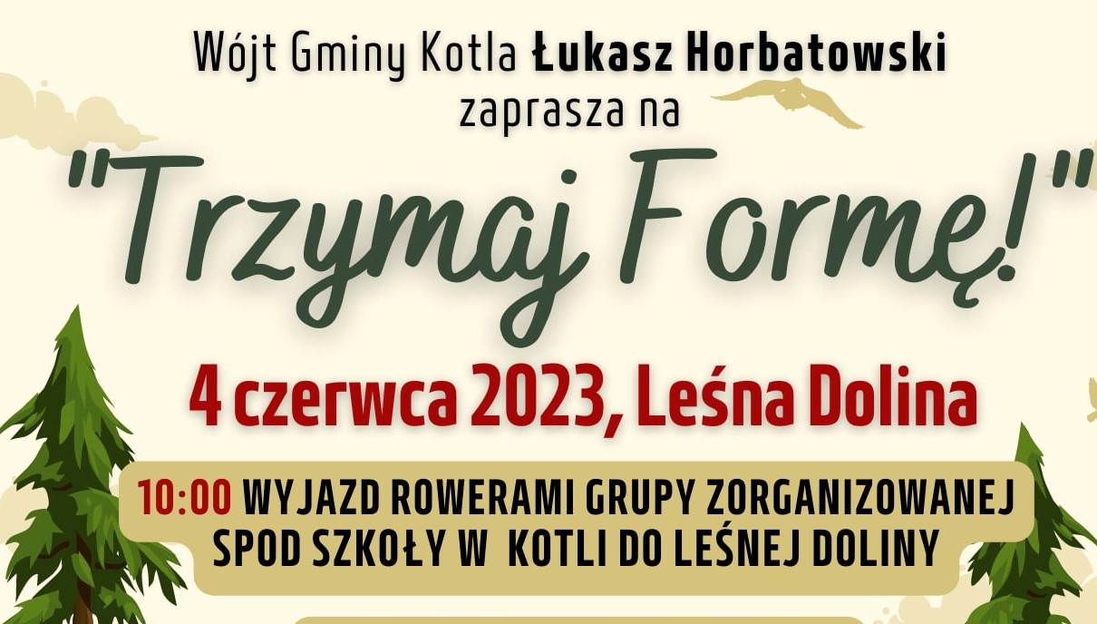 plakat trzymaj formę