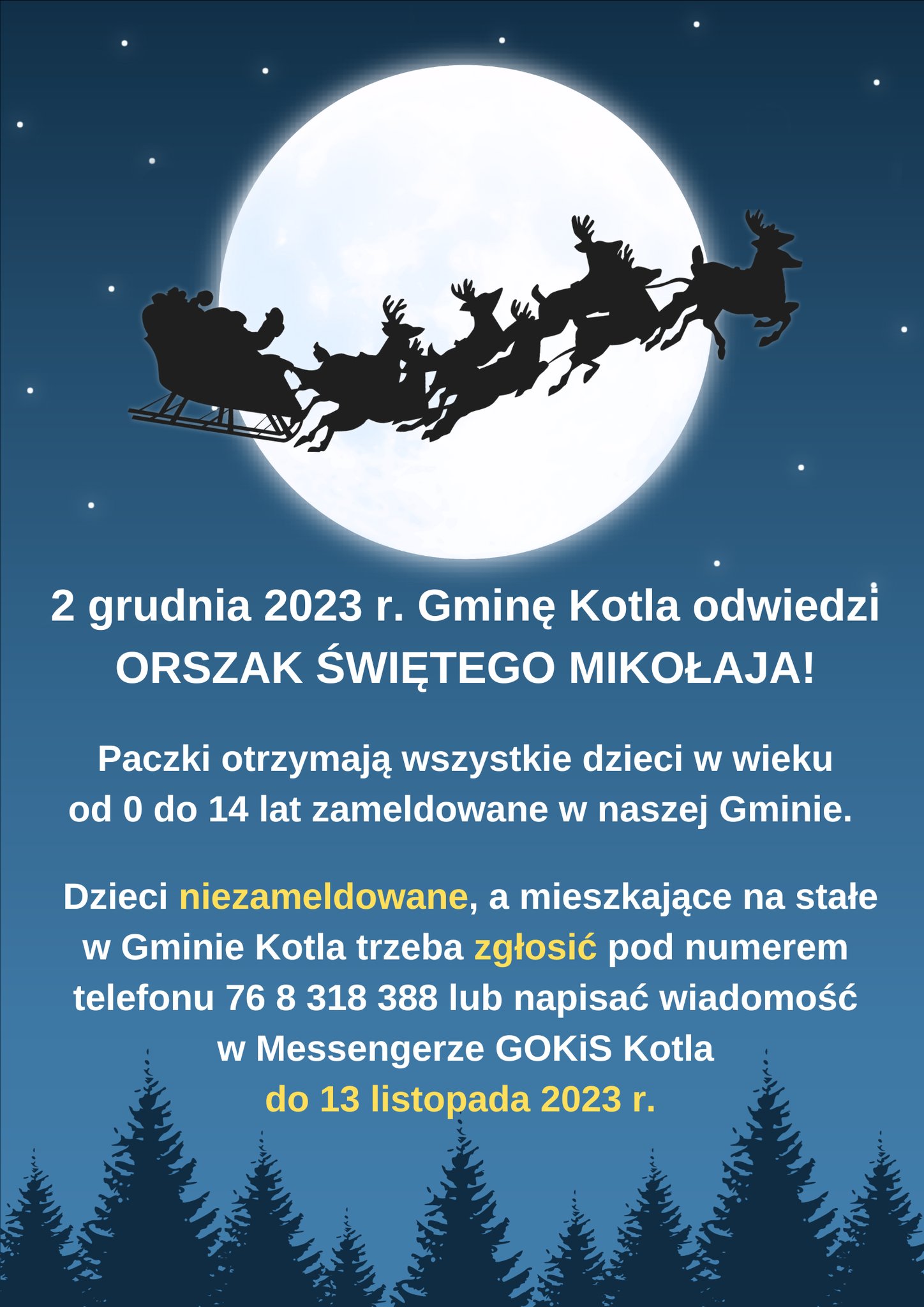 plakat orszak Mikołaja