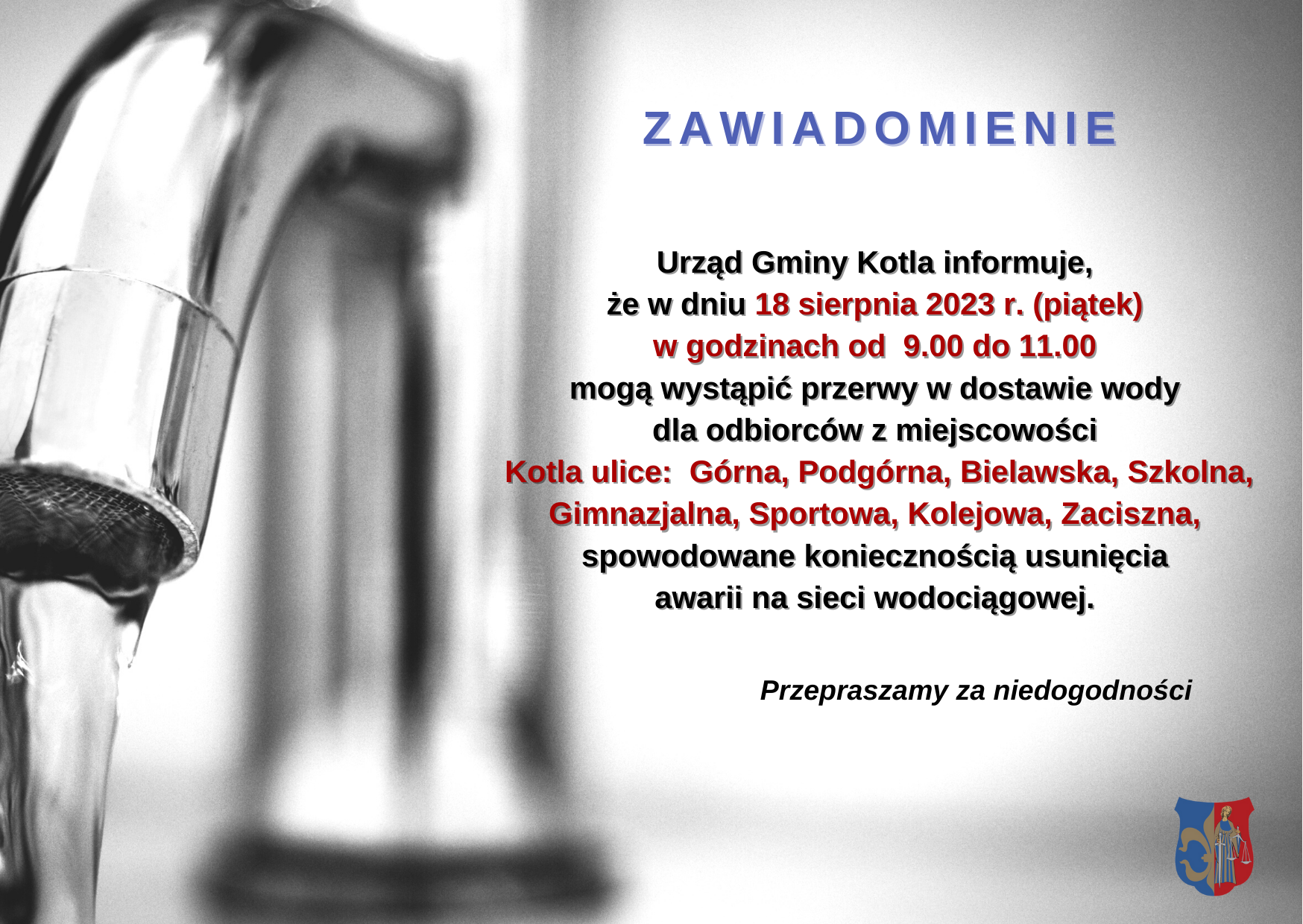 zawiadomienie