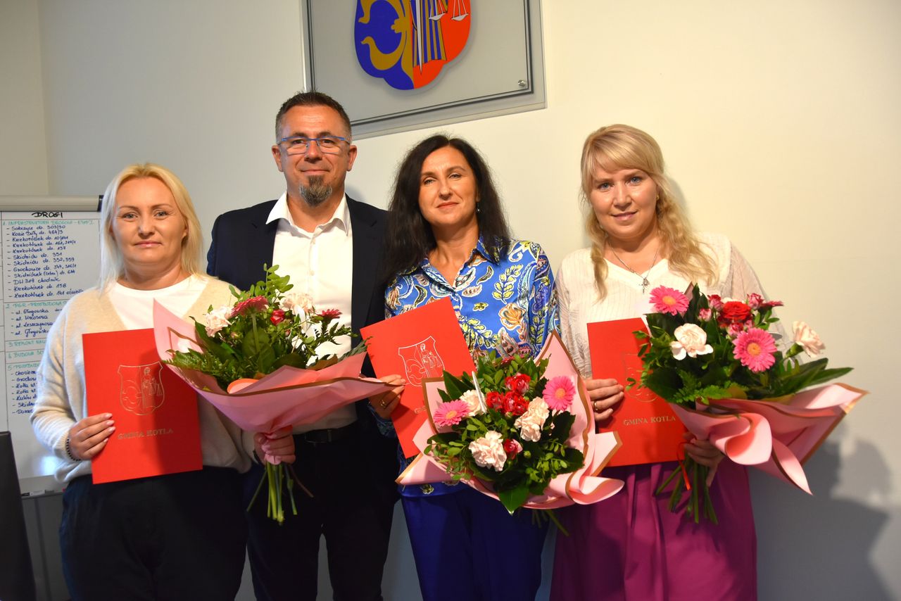 nauczycielki i wójt