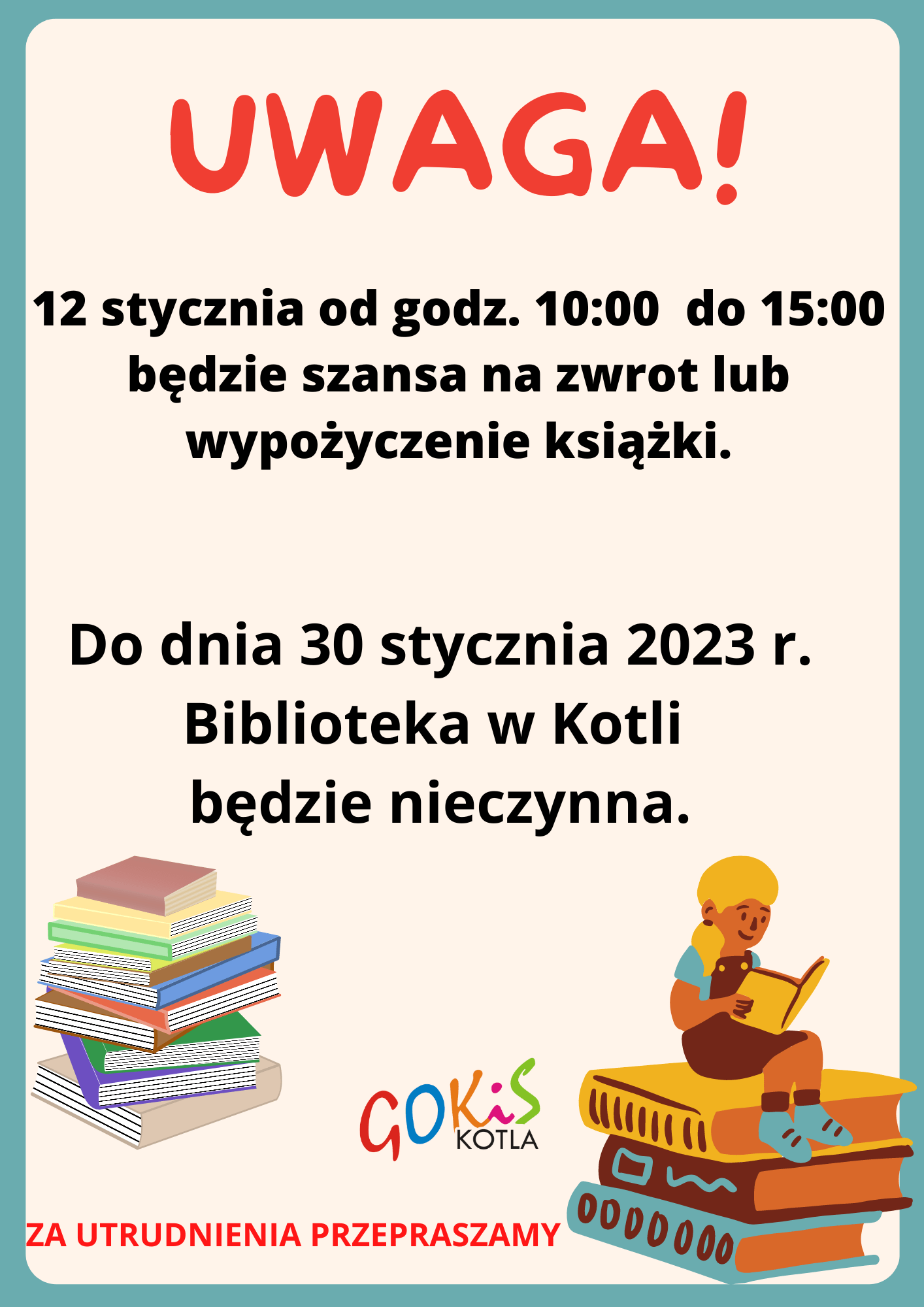 plakat biblioteka