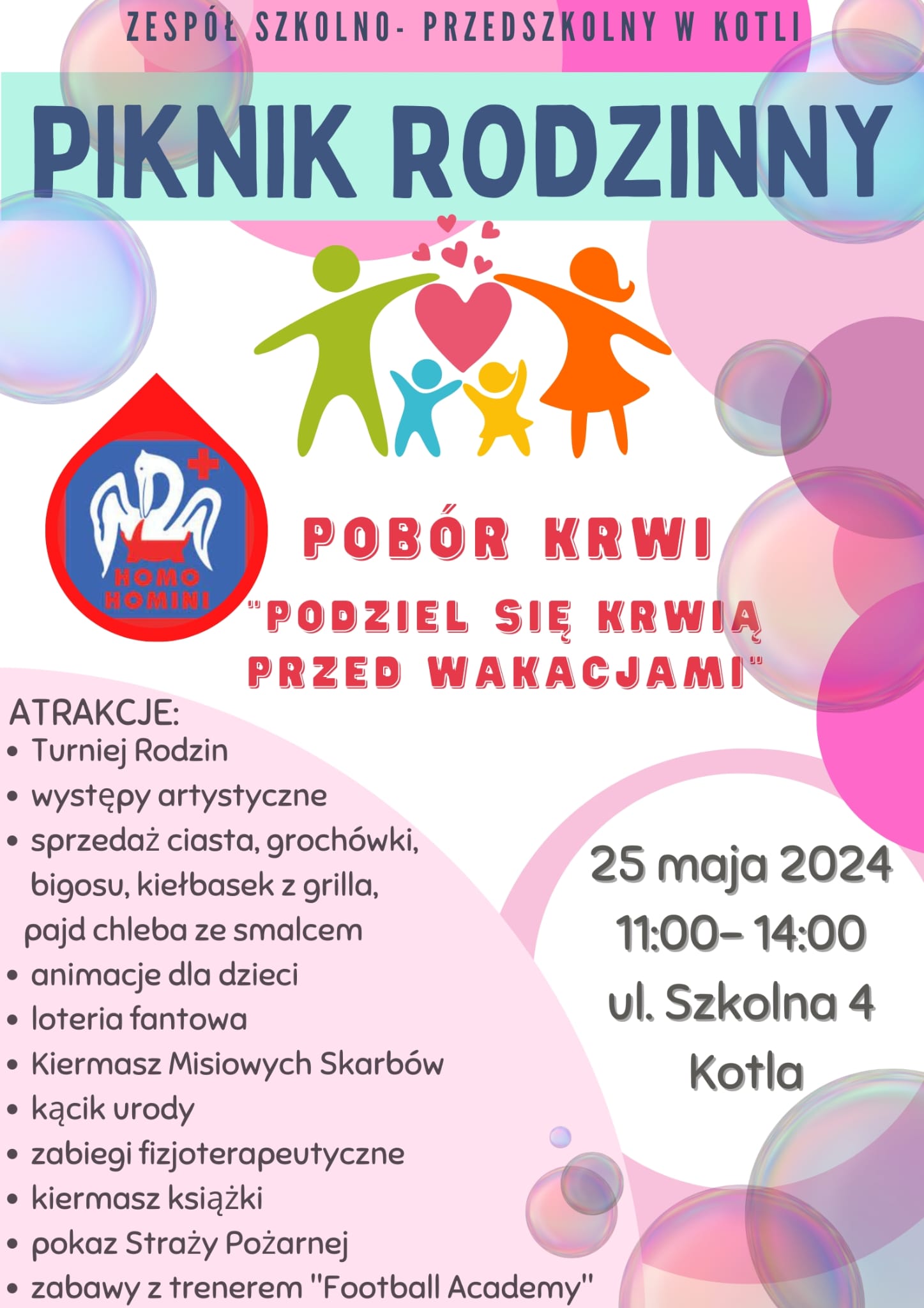 piknik rodzinny plakat