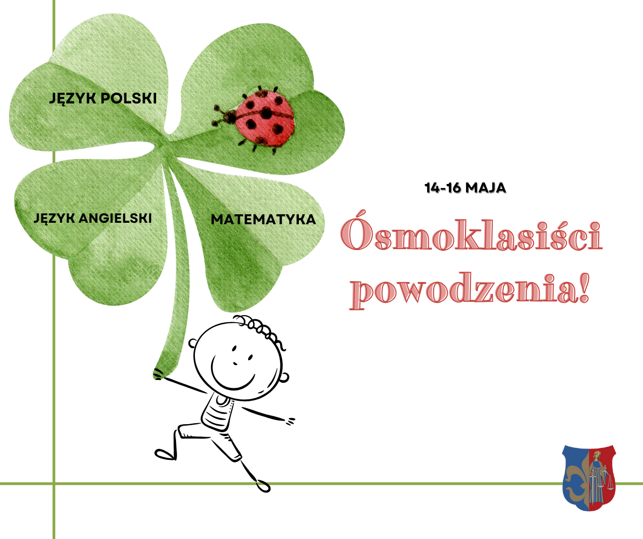 grafika powodzenia ósmoklasiści