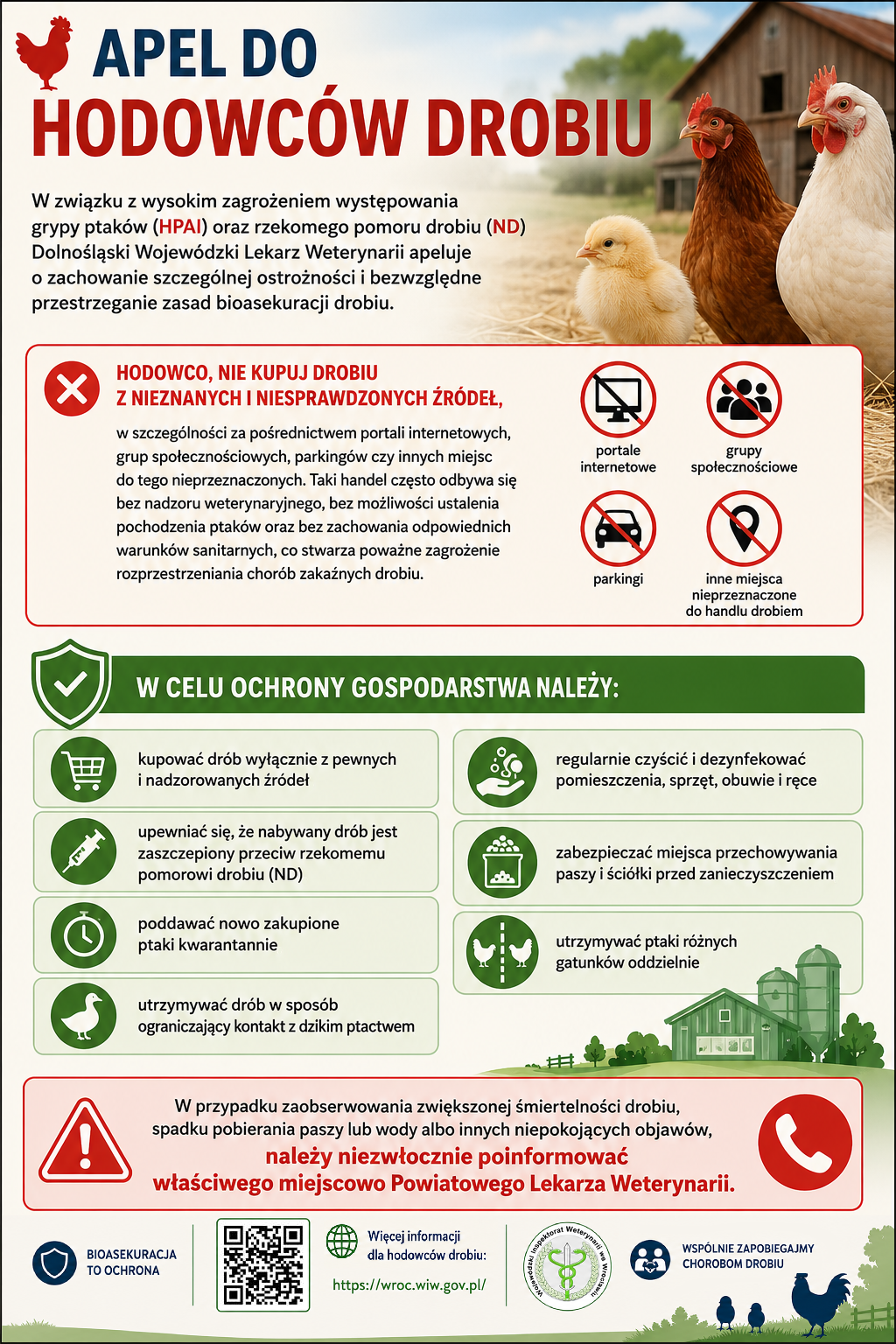 APEL POWIATOWEGO LEKARZA WETERYNARII W GŁOGOWIE