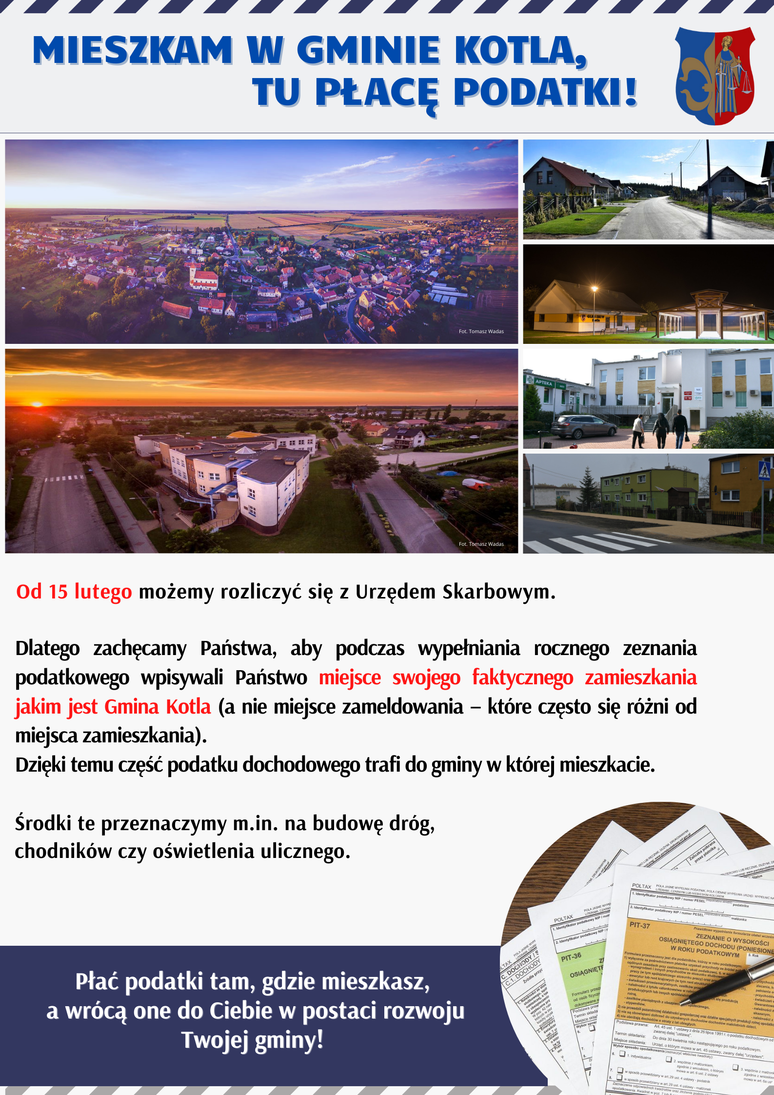 Mieszkam w gminie Kotla, tu płacę podatki! (2026)