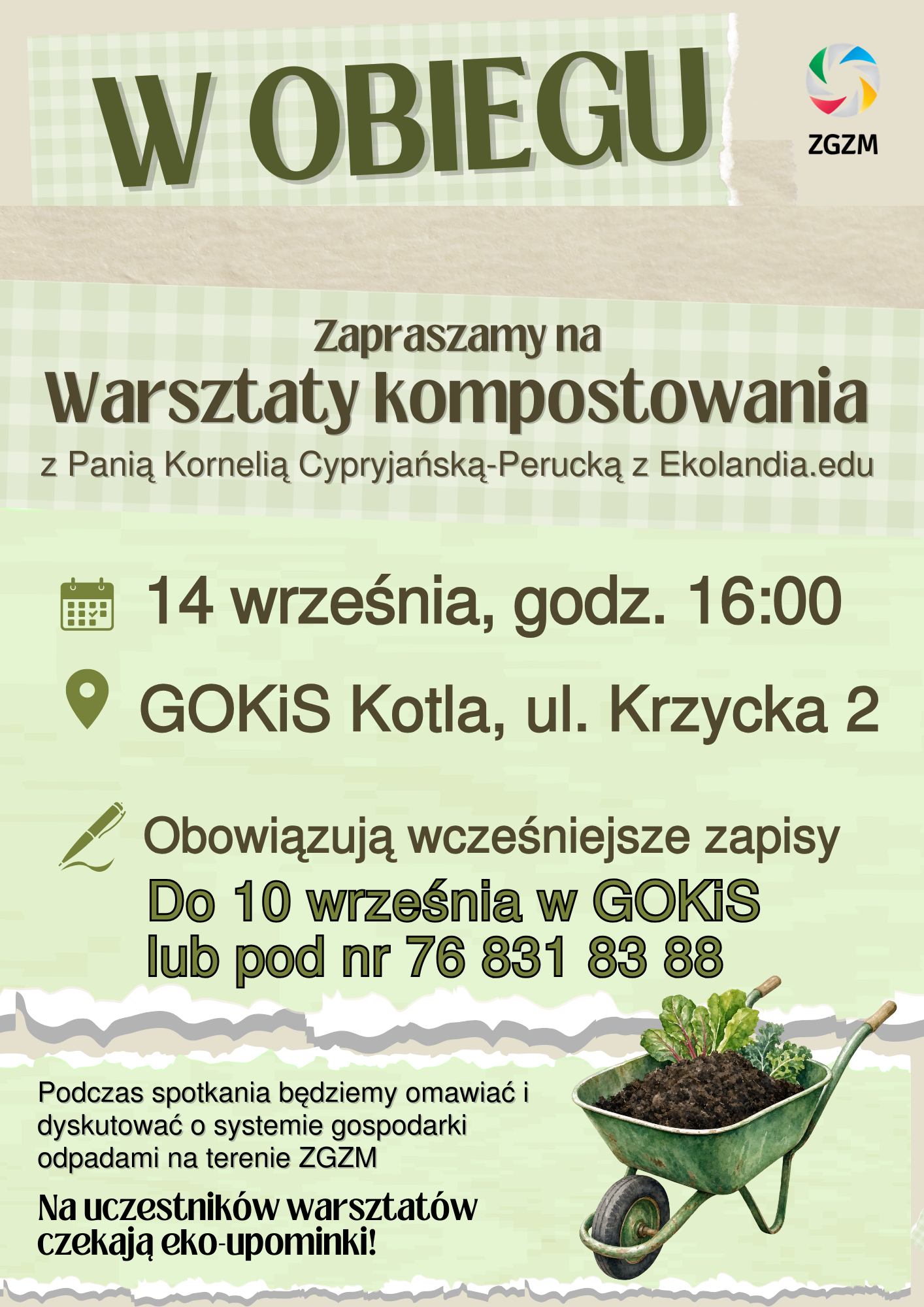 Zapraszamy na warsztaty kompostowania!