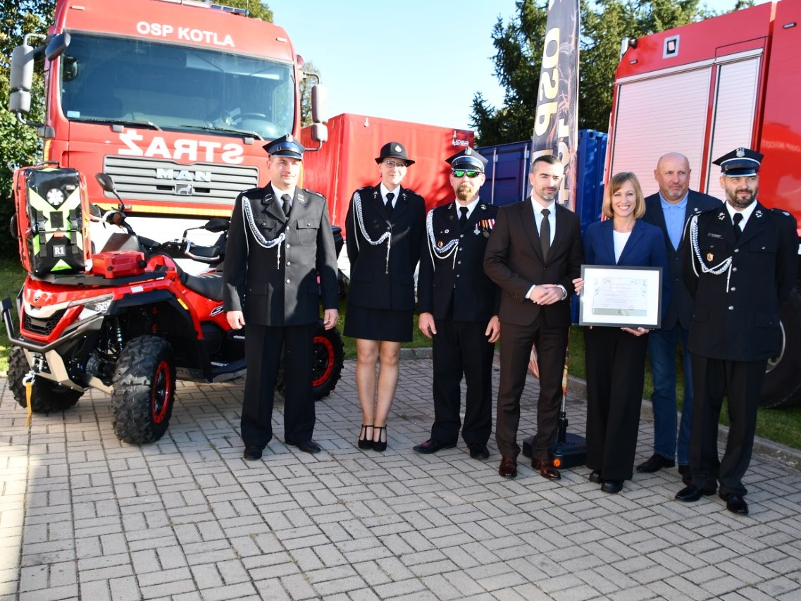 Nowy quad dla OSP Kotla!