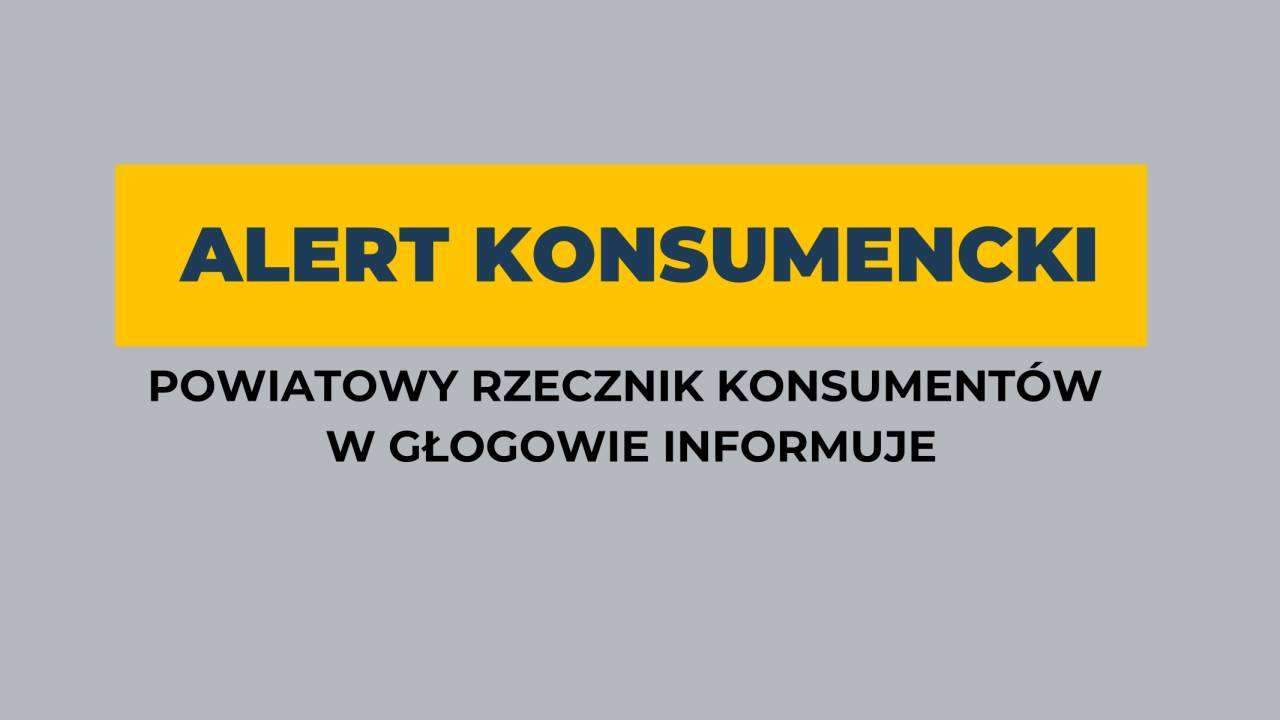 ALERT KONSUMENCKI