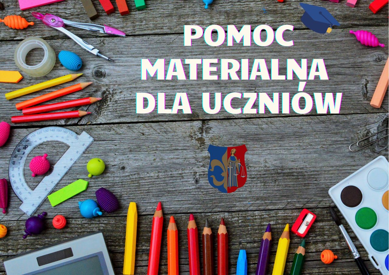 grafika pomoc materialna dla uczniów